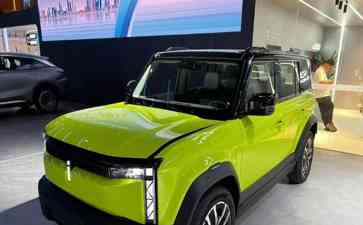  唯美可爱,奇瑞iCar03亮相成都车展