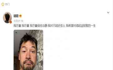最新曝光：胡歌回复为他画画的粉丝