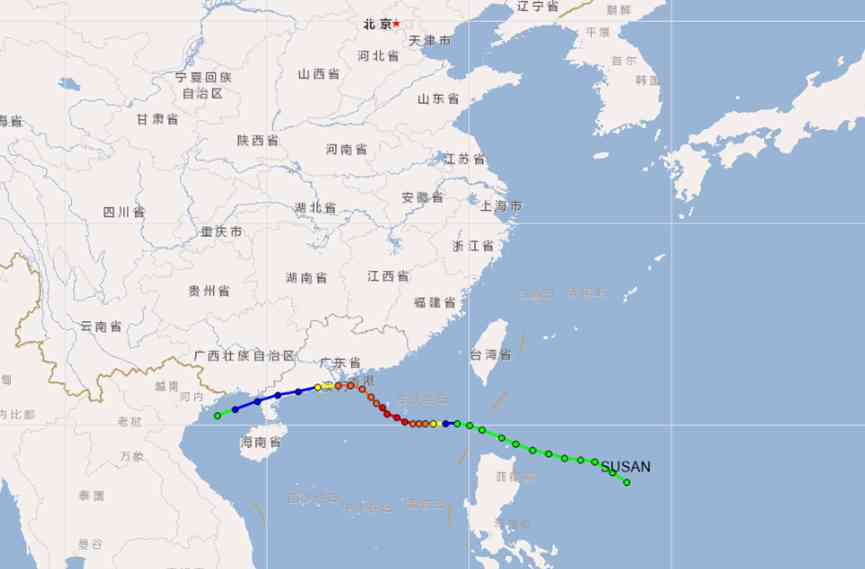  台风苏拉将沿广东海岸描边 多个历史豪雨台风前车之鉴
