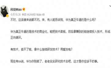 揭秘最近发生的事件！博主：华为的厉害在于技术商业化