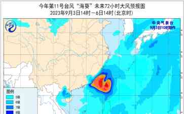 最新事件曝光 台风海葵将穿过台湾岛趋向粤闽沿海