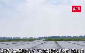  薅羊毛还是埋葬了钱袋？河南某公司花3亿买了5000台无人机