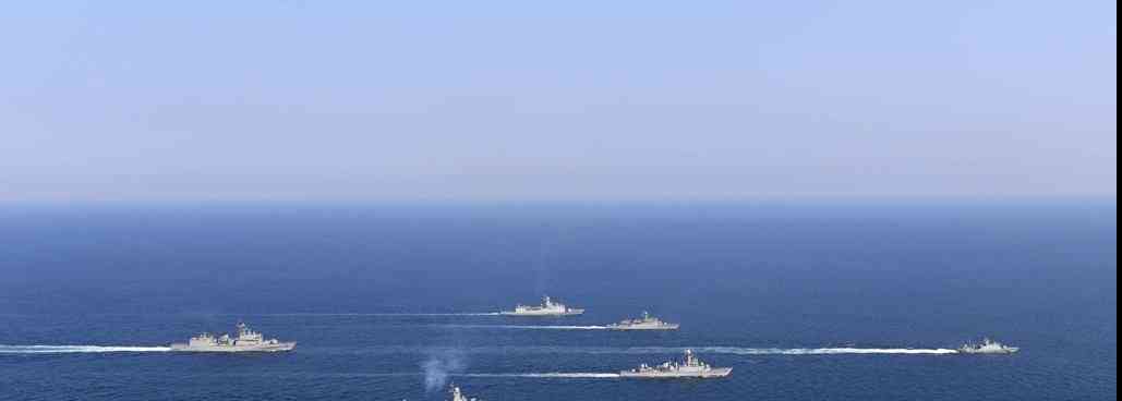  震撼一触即发，多国海军联合军演引爆西部海域！