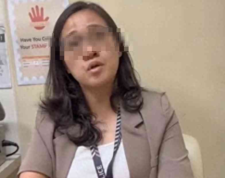  路遇车祸无人问津的中国女子爆粗口，遭遇警方审讯！