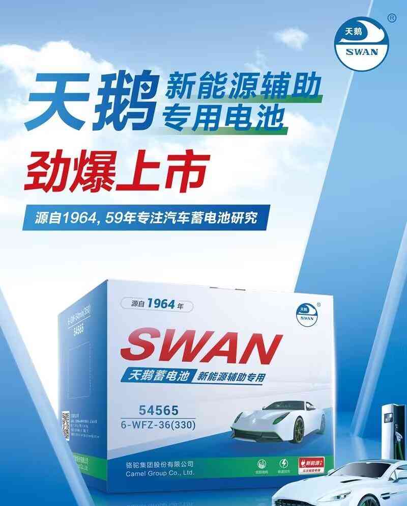  天鹅蓄电池助力新能源汽车飞翔!