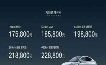 河E8的上市无疑是个值得瞩目的事件！吉利新能源可是有备而来啊，不仅推出了5款不同车型，还把价格控制在了17.58万元到2