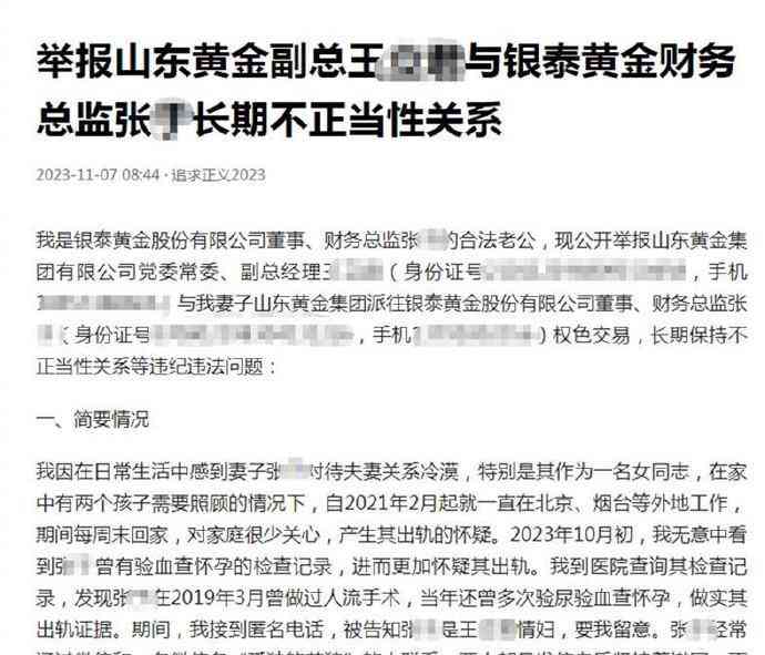 山东黄金集团双高管被处理，待解之谜还未揭开