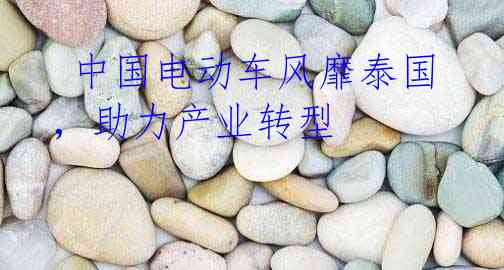  中国电动车风靡泰国，助力产业转型